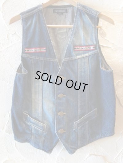 画像1: SOFTMACHINE/JUDEMENT VEST USED DENIM