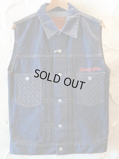 画像1: SEVENTY FOUR/TYPE II DENIM VEST  INDIGO