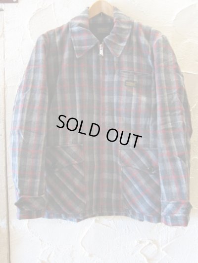 画像1: (DEAD STOCK) COREFIGHTER/CHECK MELTON JKT  GRAY