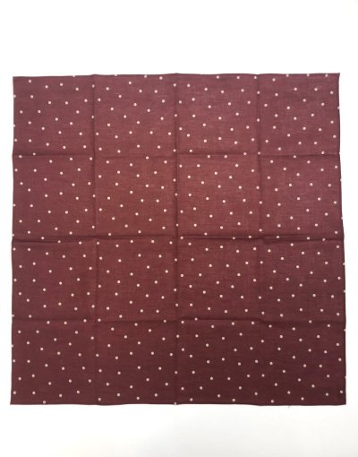 画像1: (再アップ) BELAFOTE/RT SCARF DOT  BURGUNDY 