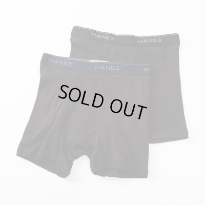 画像1: HANES/BOXER BRIEFS 2P  BLACK、NAVY