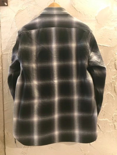 画像2: HOUSTON/OMBRE CHECK VIYELLA SHIRT  BLACK