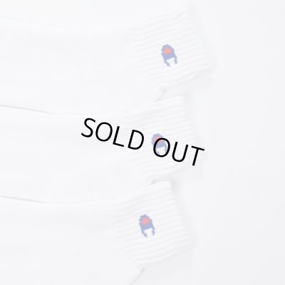 画像1: CHAMPION/QUARTER LENGTH SOCKS 3p  WHITE