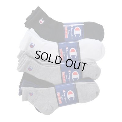 画像2: CHAMPION/QUARTER LENGTH SOCKS 3p  WHITE