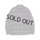 RATS/OMBRE CHECK SHIRTS  BLACK