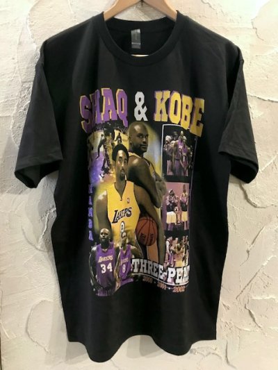 画像1: THREADE ON DEMAND/SHAQ&KOBE S/S T  BLACK