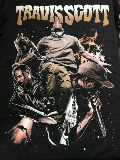 画像3: ROCK OFF/TRAVIS SCOTT S/S T  BLACK