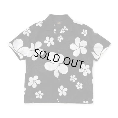 画像1: RATS/FLOWER ALOHA SS SHIRT  BLACK