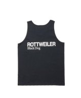 ROTTWEILER/2LINE TANK TOP  BLACK