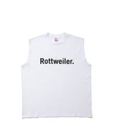 ROTTWEILER/CLASSIC NO SLEEVE T  WHITE