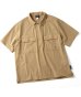 画像1: GYMMASTER/COMFY NYLON SHIRT  BEIGE (1)