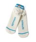 画像1: GYMMASTER/HAPPY EMBROIDERY SHORT SOX  WHITExTURQ (1)