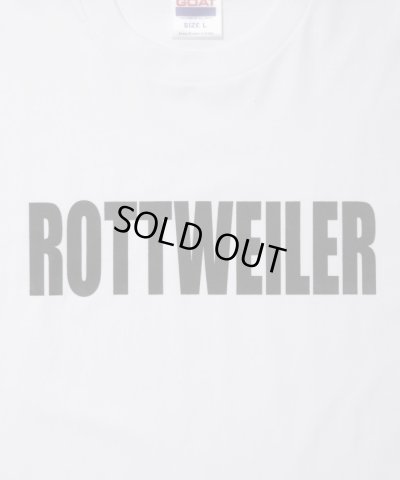 画像3: ROTTWEILER/RW LOGO T  WHITE