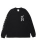 画像1: ROTTWEILER/DOG LOGO LS T  BLACK (1)