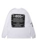 画像2: ROTTWEILER/GRAFFITI  LOGO LS T  WHITE (2)