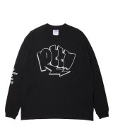 ROTTWEILER/GRAFFITI  LOGO LS T  BLACK