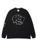 画像1: ROTTWEILER/GRAFFITI  LOGO LS T  BLACK (1)