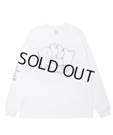 ROTTWEILER/GRAFFITI  LOGO LS T  WHITE