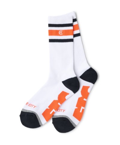 画像1: FTC/FTC TEAM SOCKS  WHITE