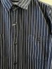 画像3: HOUSTON/STRIPE VIYELLA SHIRT  NAVY