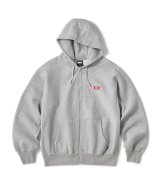 FTC/SMALL BOX LOGO ZIP UP HOODY  GRAY