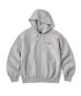 画像1: FTC/SMALL BOX LOGO ZIP UP HOODY  GRAY (1)