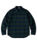 画像1: FTC/HEAVY PLAID NELL SHIRT  NAVY (1)