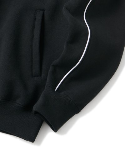 画像4: FTC/PIPING HALF ZIP SWEAT SHIRT  BLACK