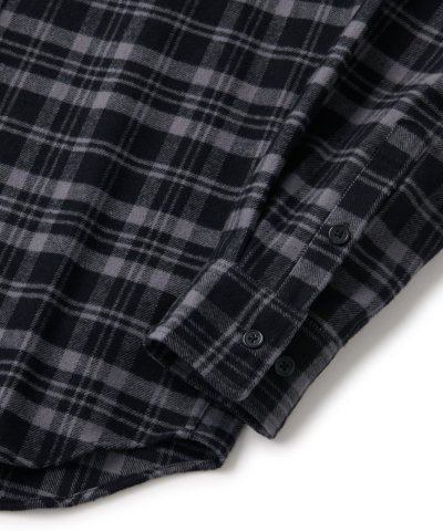 画像3: FTC/HEAVY PLAID NELL SHIRT  BLACK