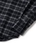 画像3: FTC/HEAVY PLAID NELL SHIRT  BLACK (3)