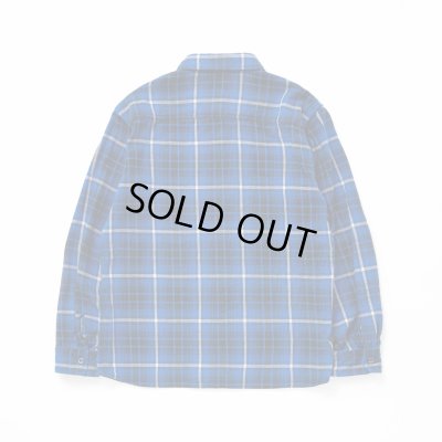 画像2: RATS/COTTON FLANNEL BLUE CHECK SHIRT  BLUE