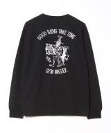 GYMMASTER/GOOD THING EMBROIDERY LS T  BLACK