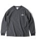 画像2: GYMMASTER/STUCK ON YOU EMBROIDERY LS T  BLACK (2)