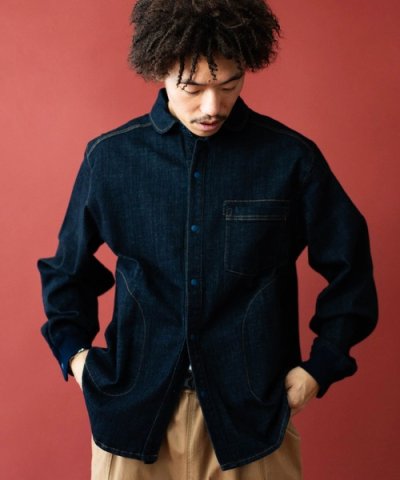 画像5: GYMMASTER/STRETCH DENIM SHIRTS JKT  ONE WASH