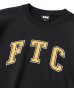 画像2: FTC/CRACKED LOGO CREW NECK  BLACK (2)