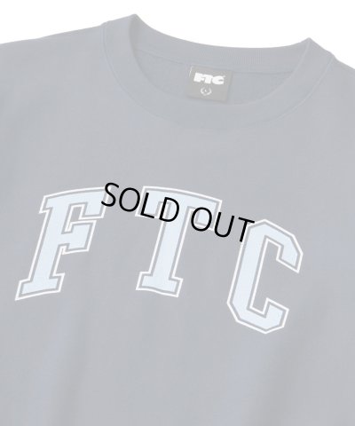 画像2: FTC/CRACKED LOGO CREW NECK  NAVY