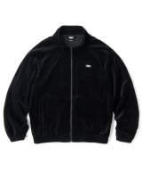 FTC/VELOUR TRACK JERSEY  BLACK