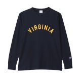 CHAMPION/LONG SLEEVE T WAFFLE  NAVY