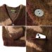 画像3: (店頭在庫分) (再入荷) UNIVERD 72/MOHAIR TOUCH CARDIGAN MARBLE  OLIVE (3)