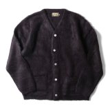 (店頭在庫分) UNIVERD 72/MOHAIR TOUCH CARDIGAN  BLACK