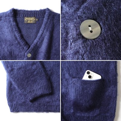 画像4: (店頭在庫分) UNIVERD 72/MOHAIR TOUCH CARDIGAN  NAVY