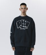 ROTTWEILER/GRAFFITI SWEATER  CHARCOAL