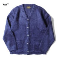 (店頭在庫分) UNIVERD 72/MOHAIR TOUCH CARDIGAN  NAVY