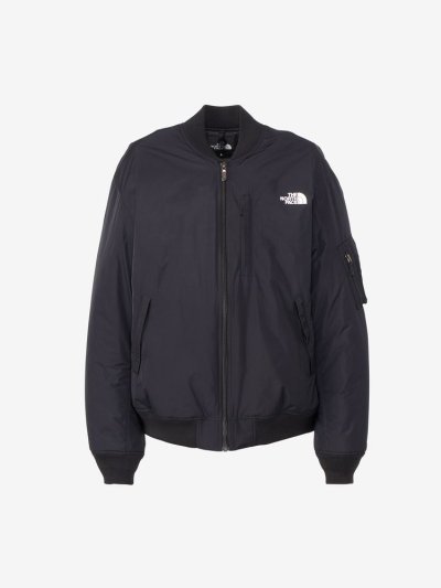 画像1: THE NORTH FACE/INSULATION BOMBER JACKET  BLACK