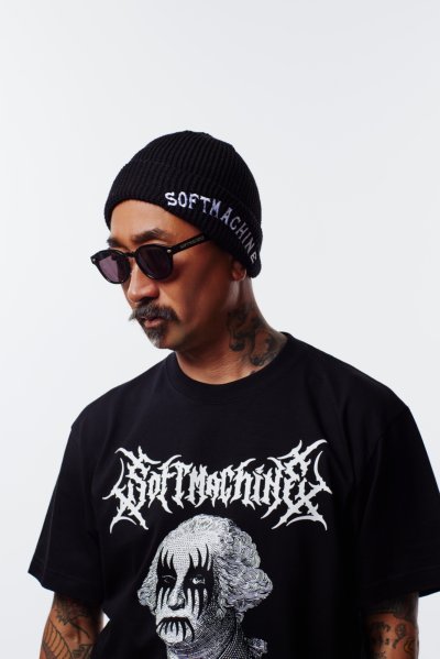 画像2: SOFTMACHINE/GEORGE KNIT CAP  BLACK