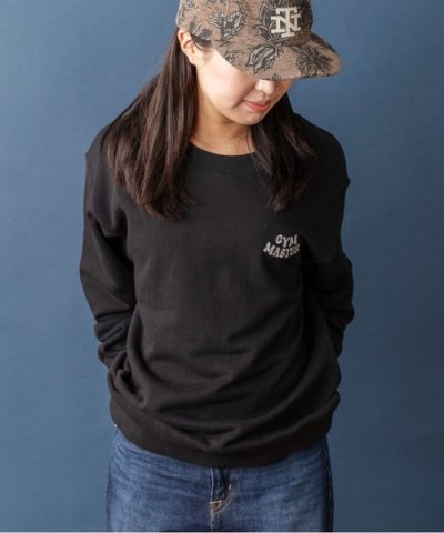 画像4: GYMMASTER/STUCK ON YOU EMBROIDERY SWEAT  BLACK