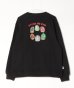 画像1: GYMMASTER/STUCK ON YOU EMBROIDERY SWEAT  BLACK (1)