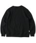 画像2: GYMMASTER/WELL DONE EMBROIDERY SWEAT  BLACK (2)