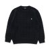 画像1: RATS/CASHMERE CABLE KNIT  BLACK (1)