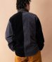 画像4: GYMMASTER/STRETICH CORDUROY SHIRT JKT  BLACKｘCHARCOAL (4)